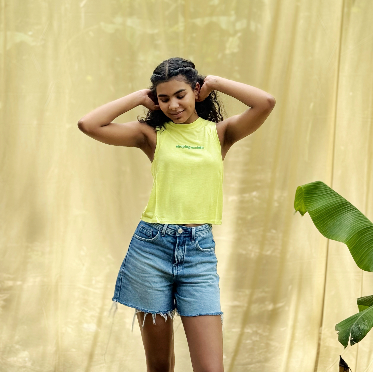 Lime Meadow Women's Tank Top