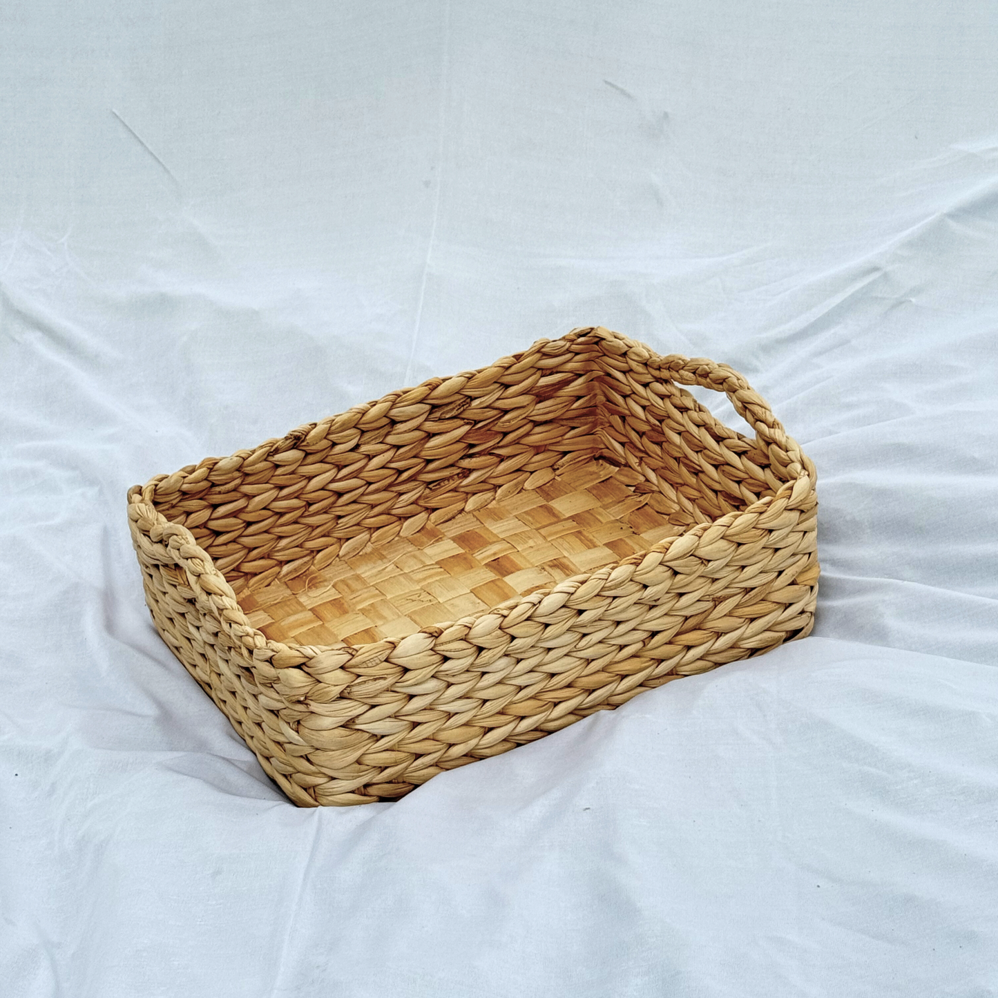 Banana Fiber Open Crate Basket