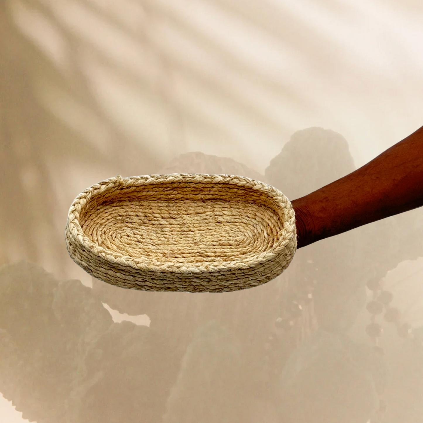 Banana Fiber Cutlery Storage Basket - Set of 3