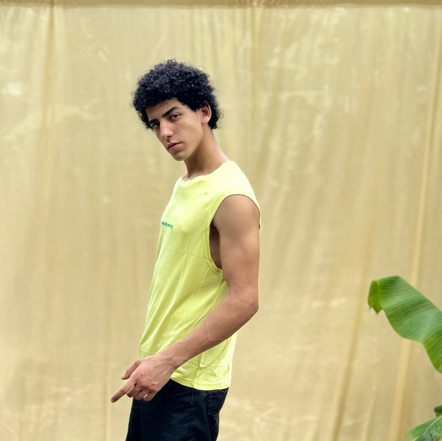 Lime Field Men's Tank Top